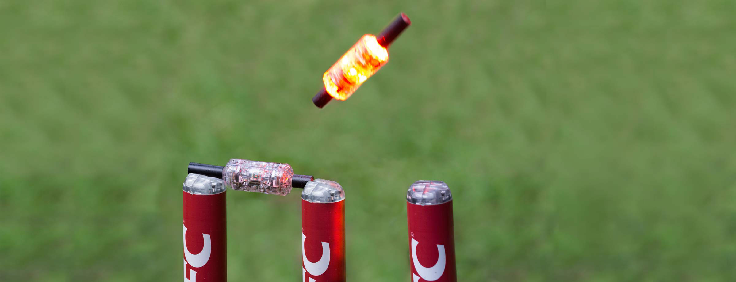 Testing the Flashing Bails and Stumps for the T20 Cricket Game